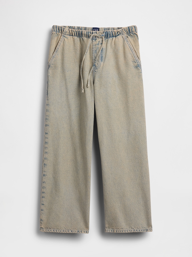 Low Rise '90s Loose Easy Crop Jeans