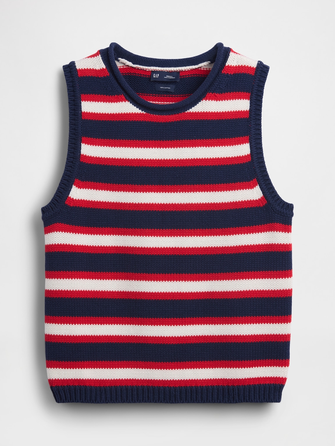 100% Cotton Sweater Vest