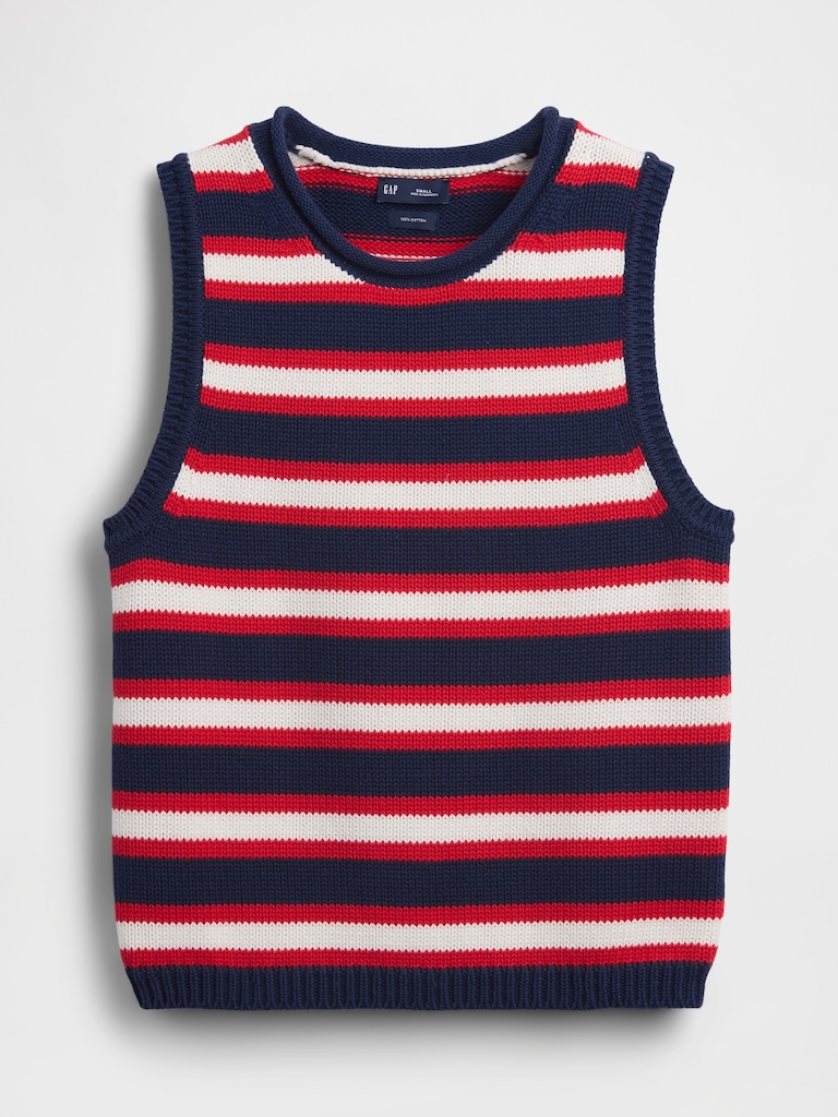 100% Cotton Sweater Vest