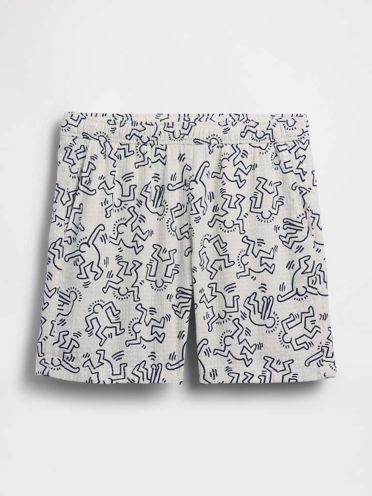 Keith Haring Textured Easy Shorts