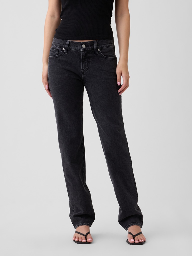 Low Rise '90s Straight Jeans
