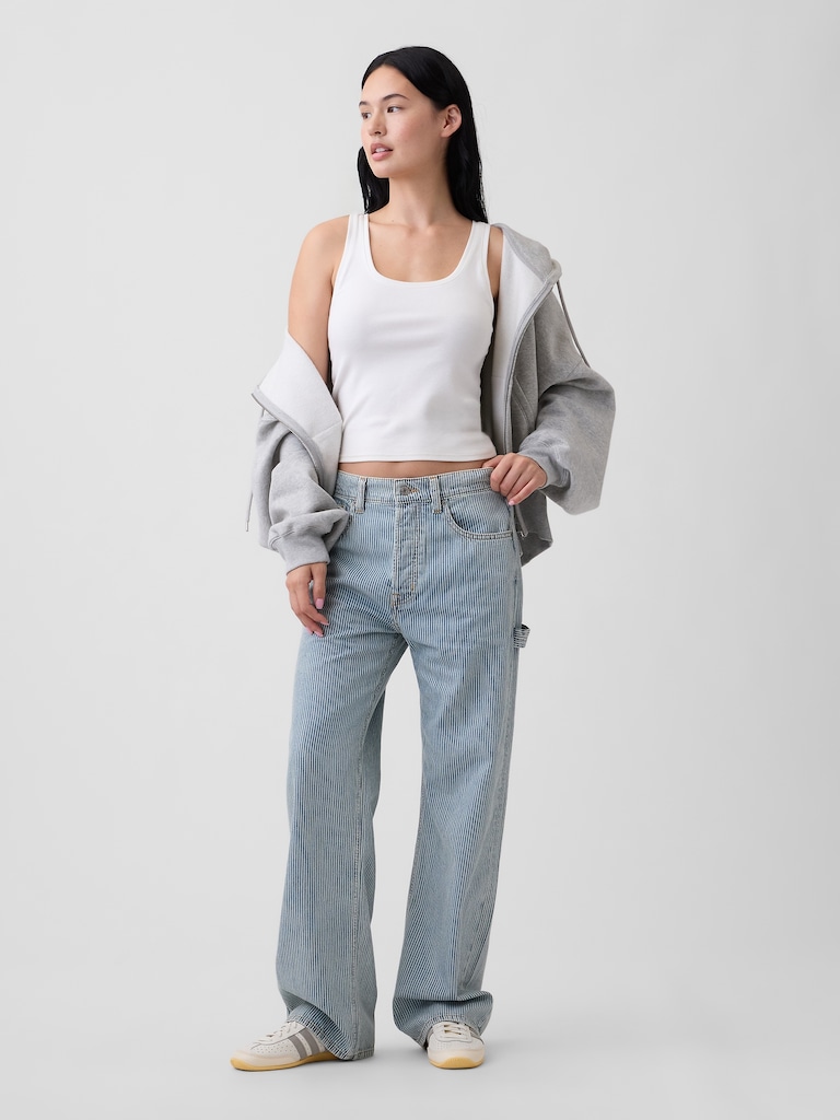 Low Slung Relaxed Straight Carpenter Jeans