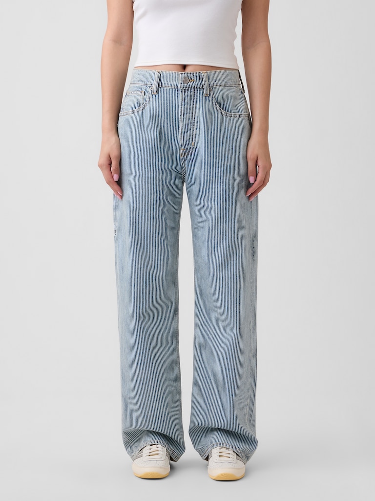 Low Slung Relaxed Straight Carpenter Jeans