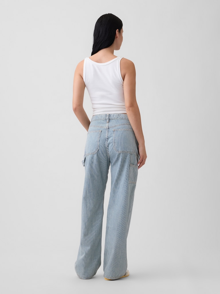 Low Slung Relaxed Straight Carpenter Jeans