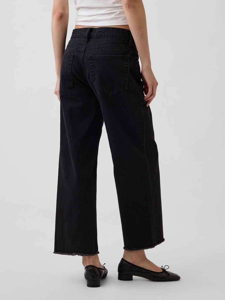 Low Slung Relaxed Crop Jeans