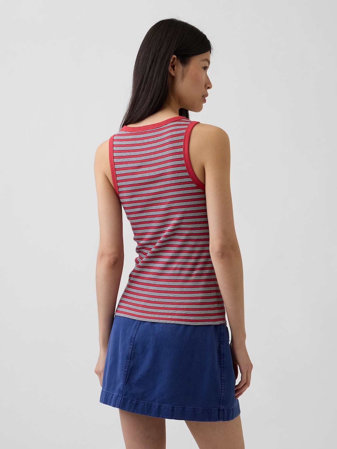 Rib Scoop Tank Top