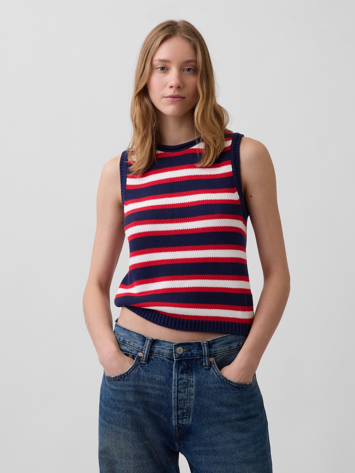 100% Cotton Sweater Vest