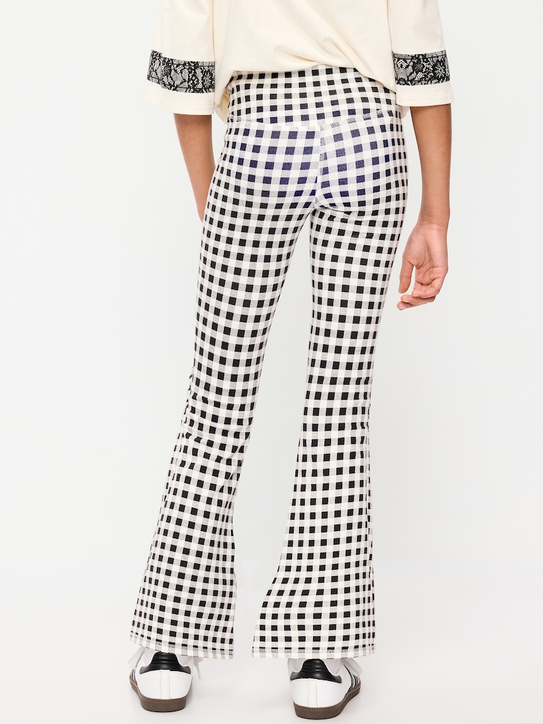 High-Waisted PowerChill Crossover Flared Leggings for Girls