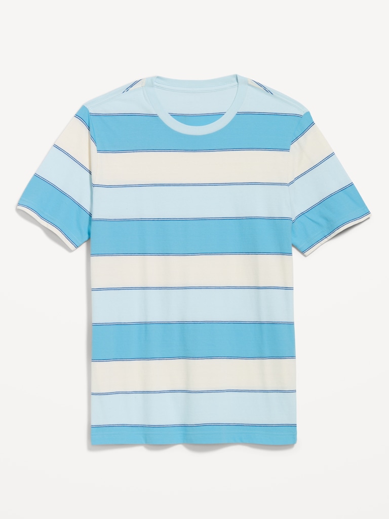 Crew-Neck Striped T-Shirt