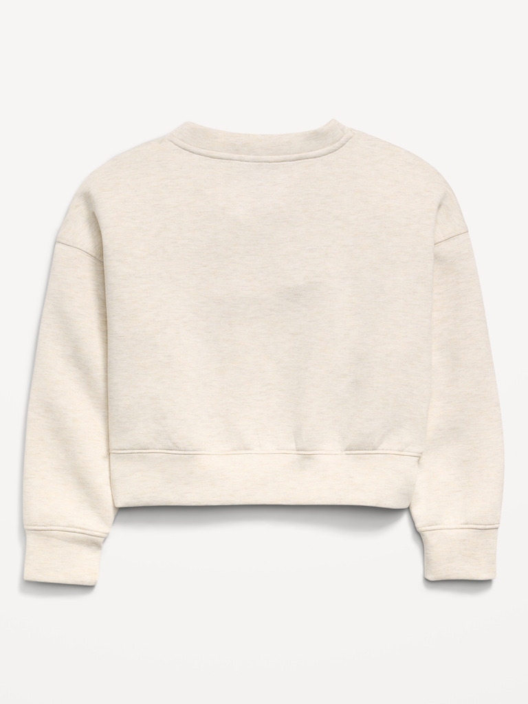 Bounce Fleece V-Neck Sweatshirt for Girls