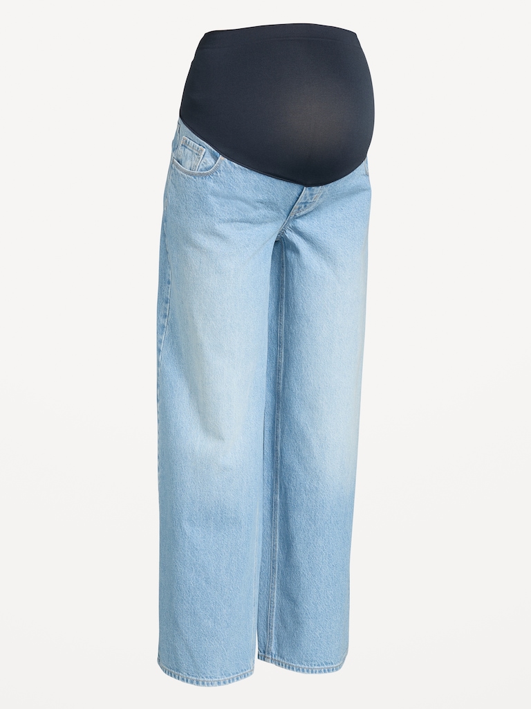 Maternity Full-Panel Wow Baggy Jeans