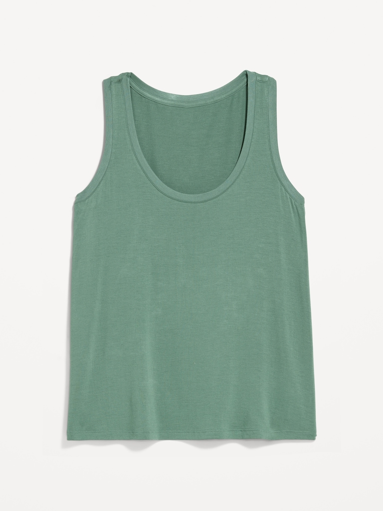 Luxe Scoop-Neck Tank Top