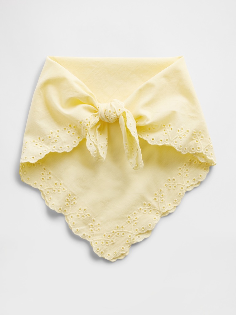 Eyelet Bandana Scarf