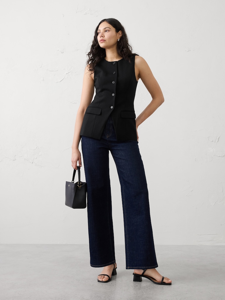 Long Ponte Cutaway Vest