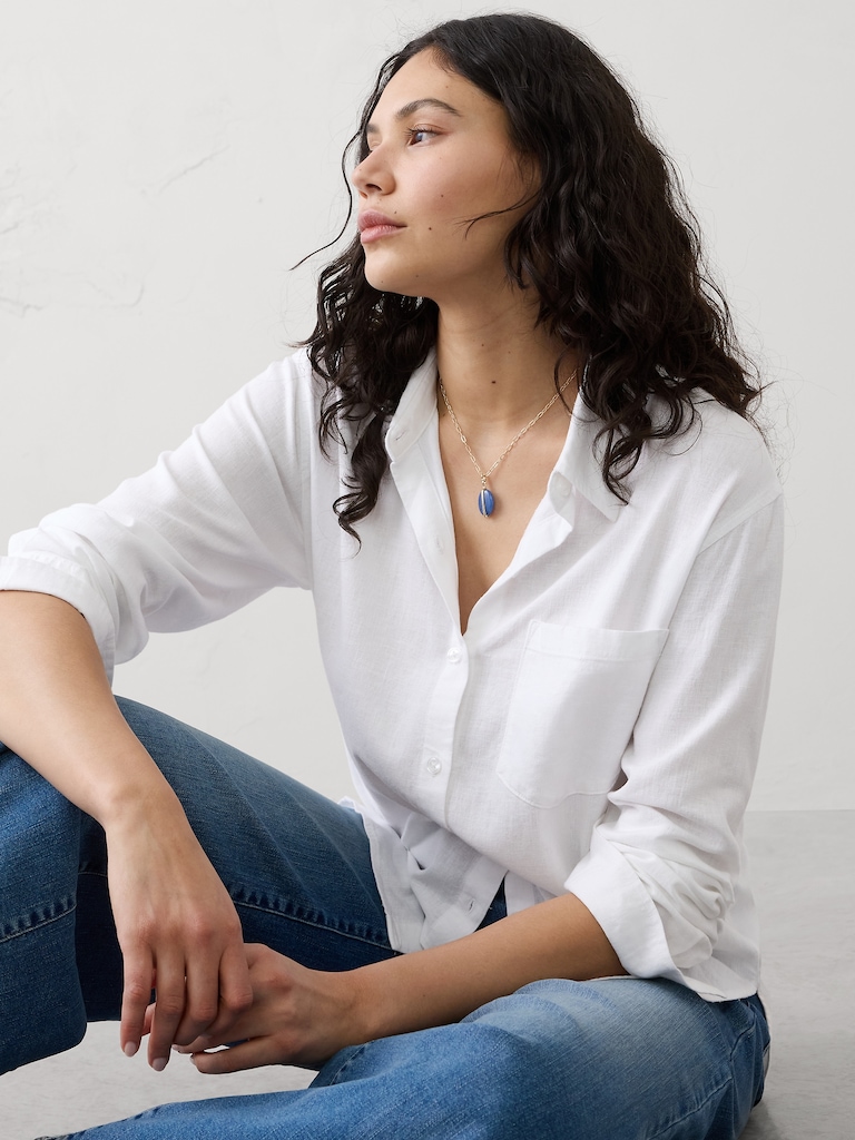 Lapis Bar Stone Delicate Chain Pendant Necklace