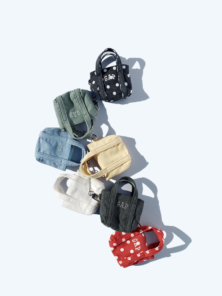 Logo Tote Keychain Charm