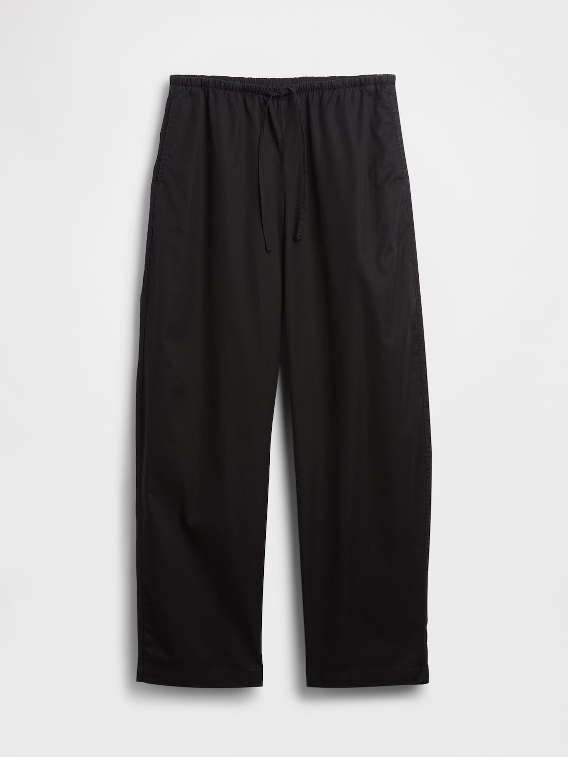 Poplin Easy Barrel Pants