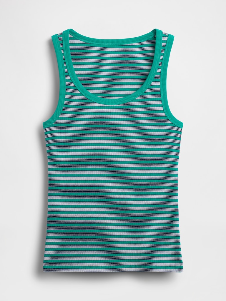 Rib Scoop Tank Top