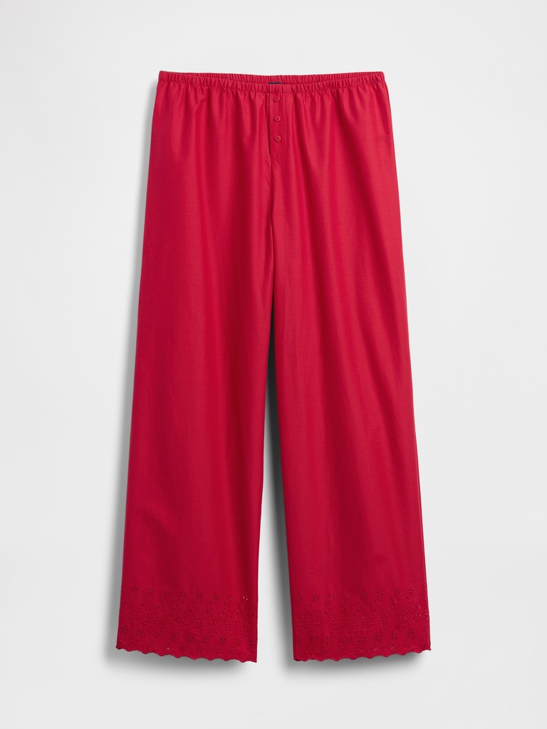 Embroidered PJ Pants