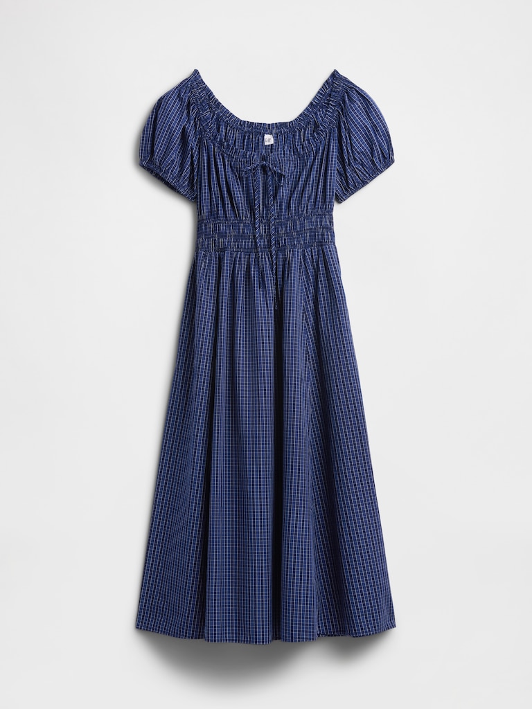 Puff Sleeve Maxi Dress