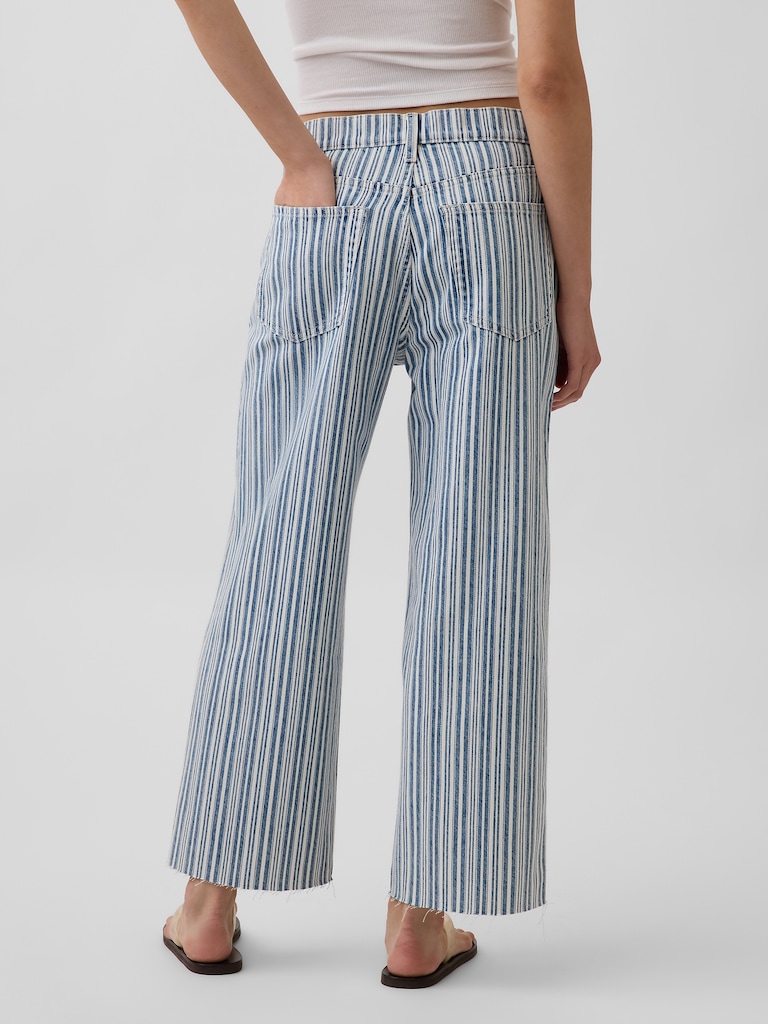 Low Slung Relaxed Crop Jeans