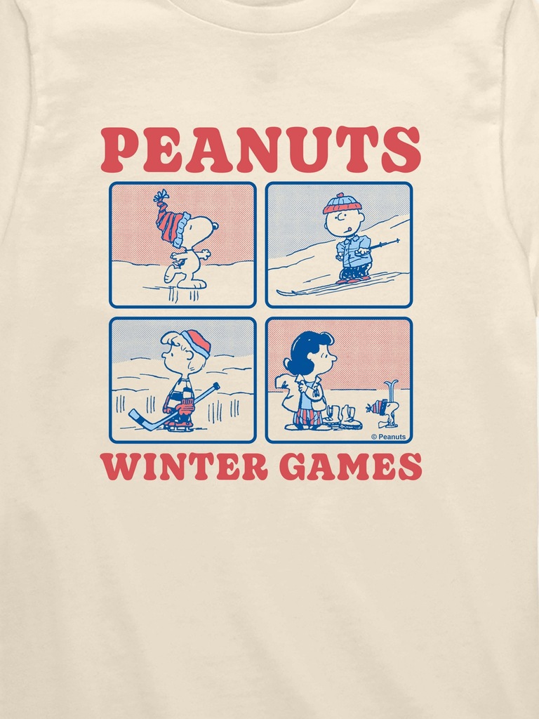 Peanuts Winter Games Short Sleeve Graphic T-Shirt For Toddler