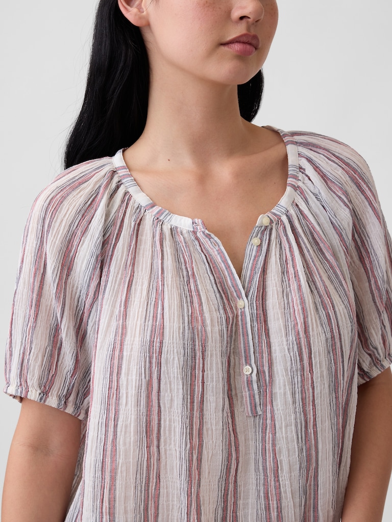 Oversized Puff Sleeve Top