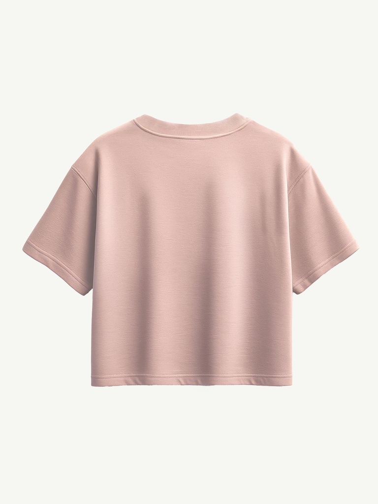 Spongebob SquarePants Shamrocks Short Sleeve Boxy Graphic T-Shirt For Girls