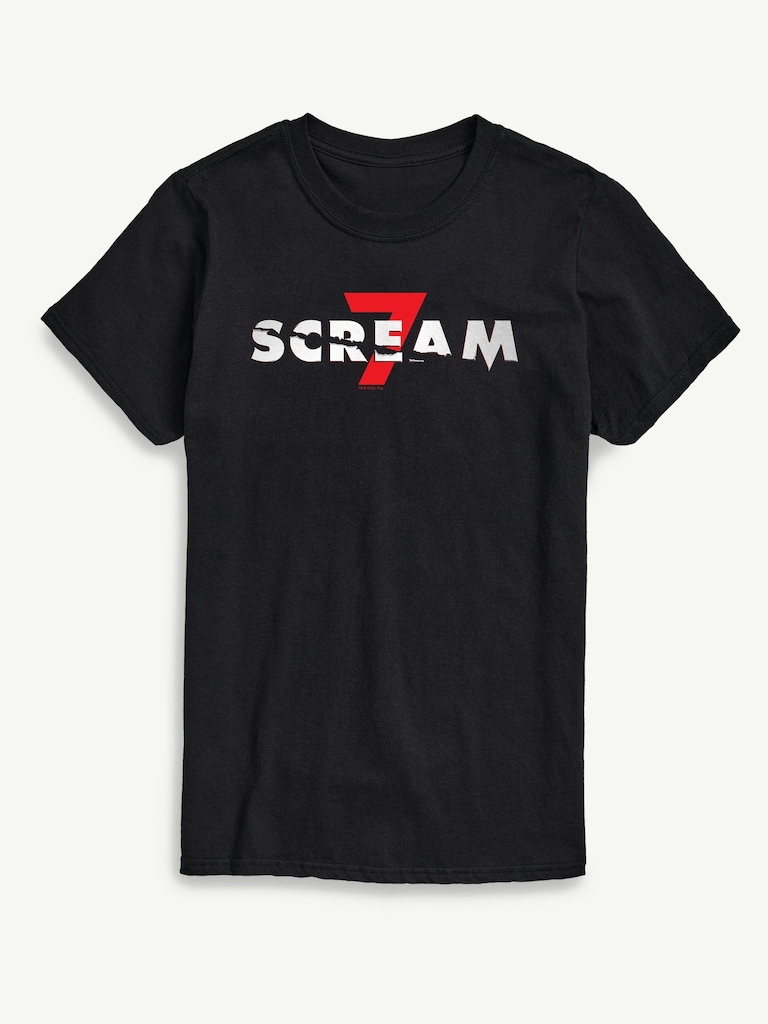 Scream 7 Logo Short Sleeve Graphic T-Shirt