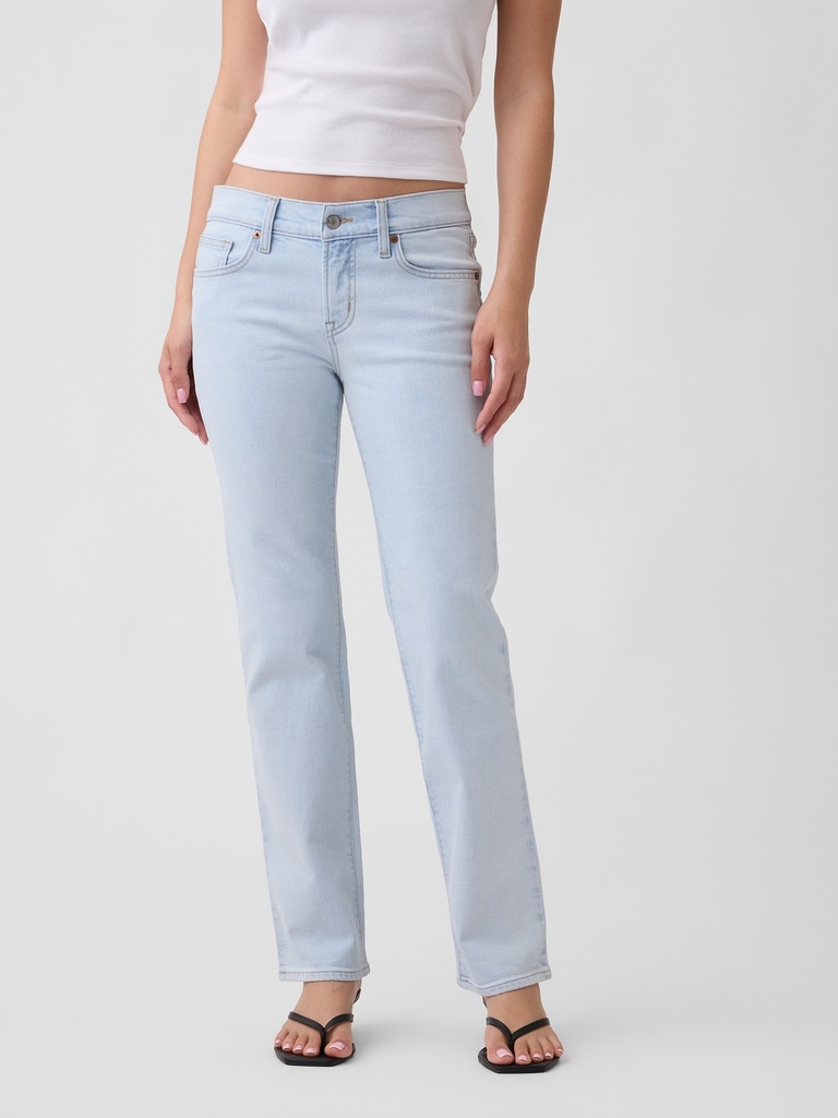 Low Rise '90s Straight Jeans