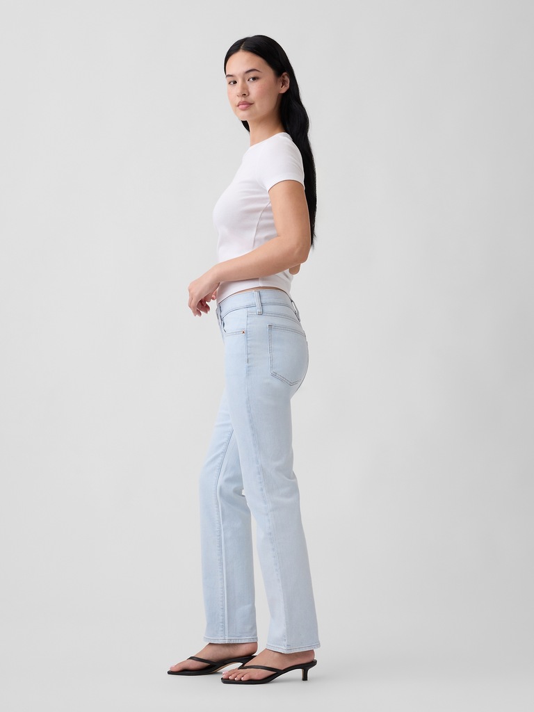 Low Rise '90s Straight Jeans