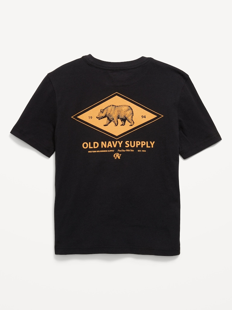 Short-Sleeve Logo-Graphic T-Shirt for Boys