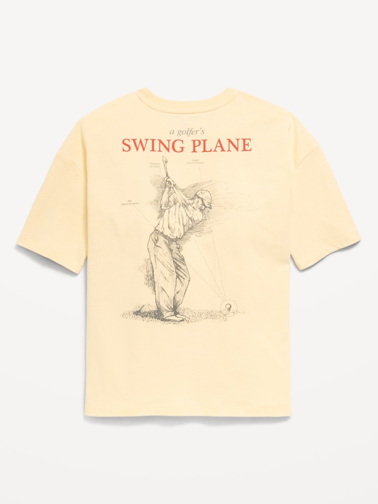 PGA TOUR™ Oversized Gender-Neutral Graphic T-Shirt for Kids