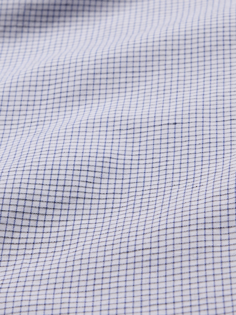 Slim-Fit Linen-Cotton Dress Shirt