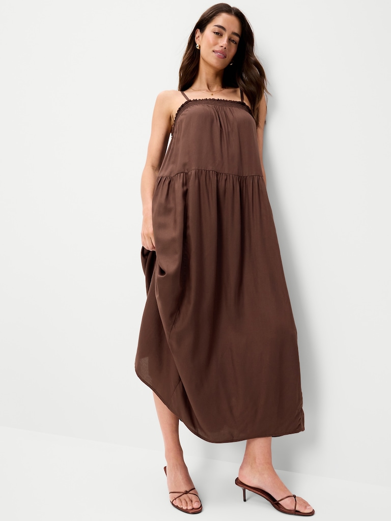 Airy Smocked Maxi Dress