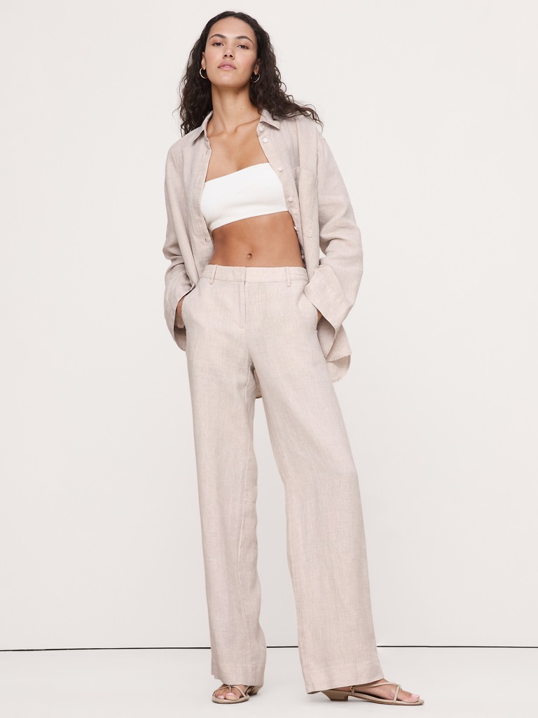 The Everyday Wide-Leg Pant in Linen