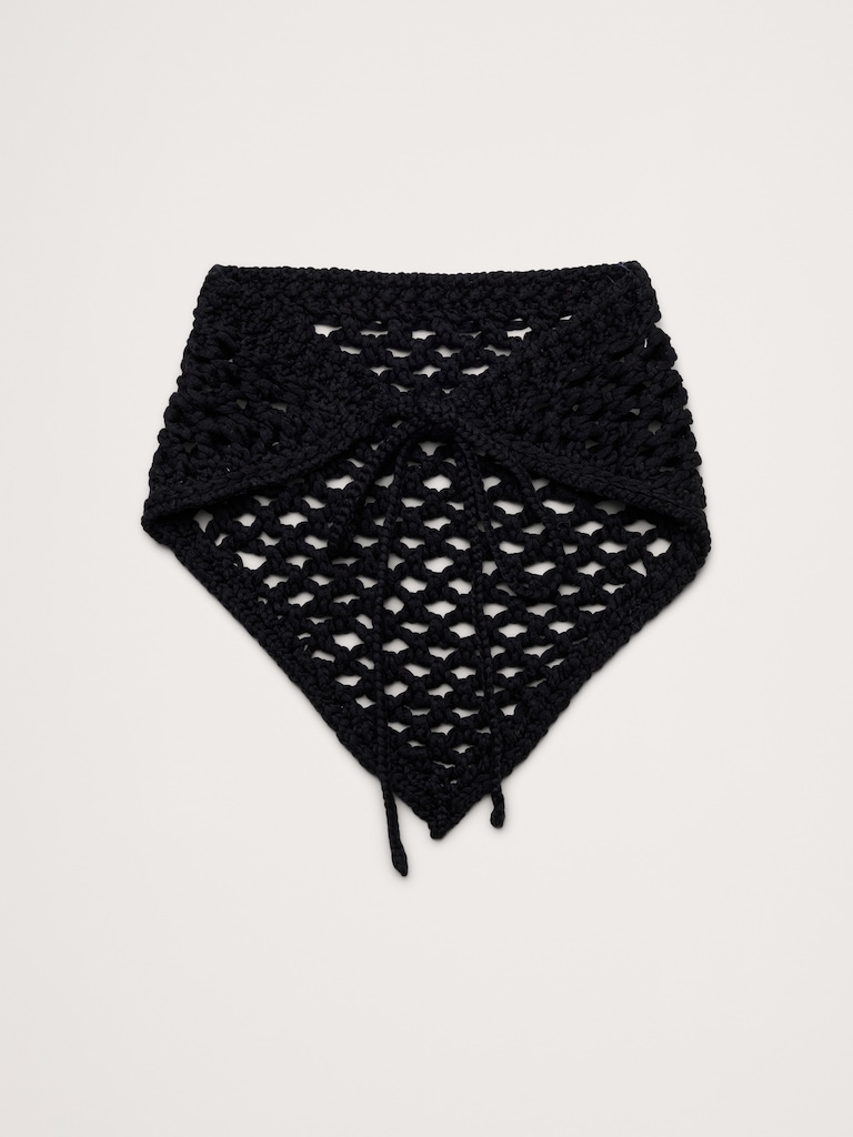 Crochet Tie Bandana