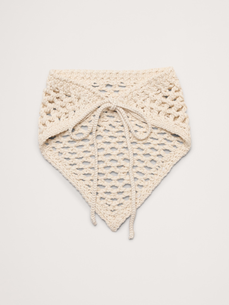 Crochet Tie Bandana