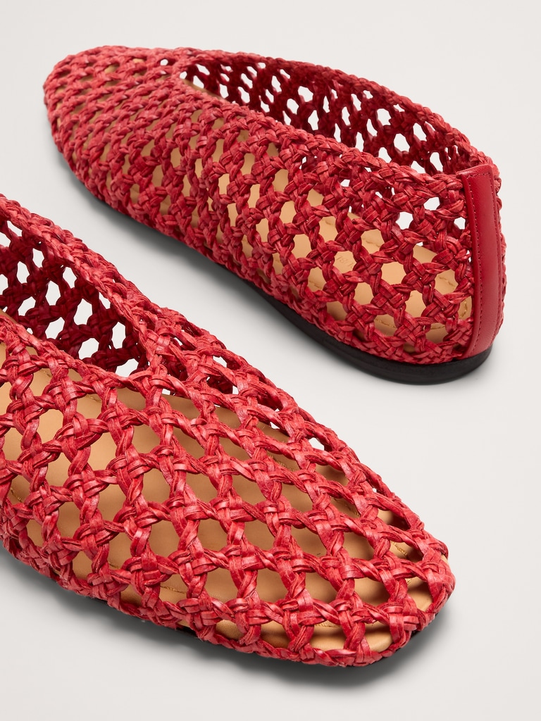Woven Ballet Flats