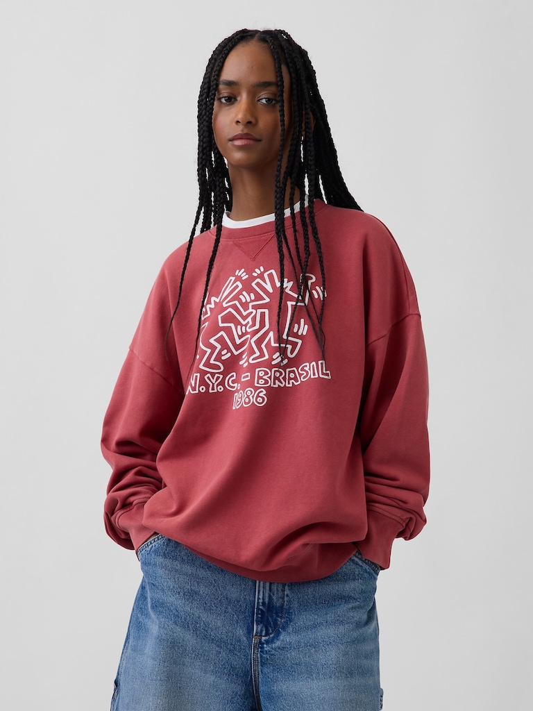 Keith Haring Heavyweight Logo Sweatshirt