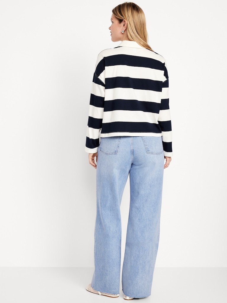 Extra High-Waisted Wide-Leg Jeans