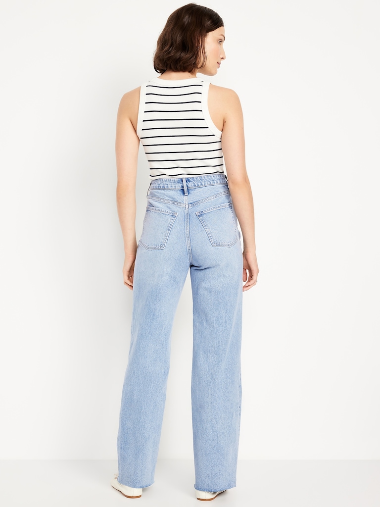 Extra High-Waisted Wide-Leg Jeans