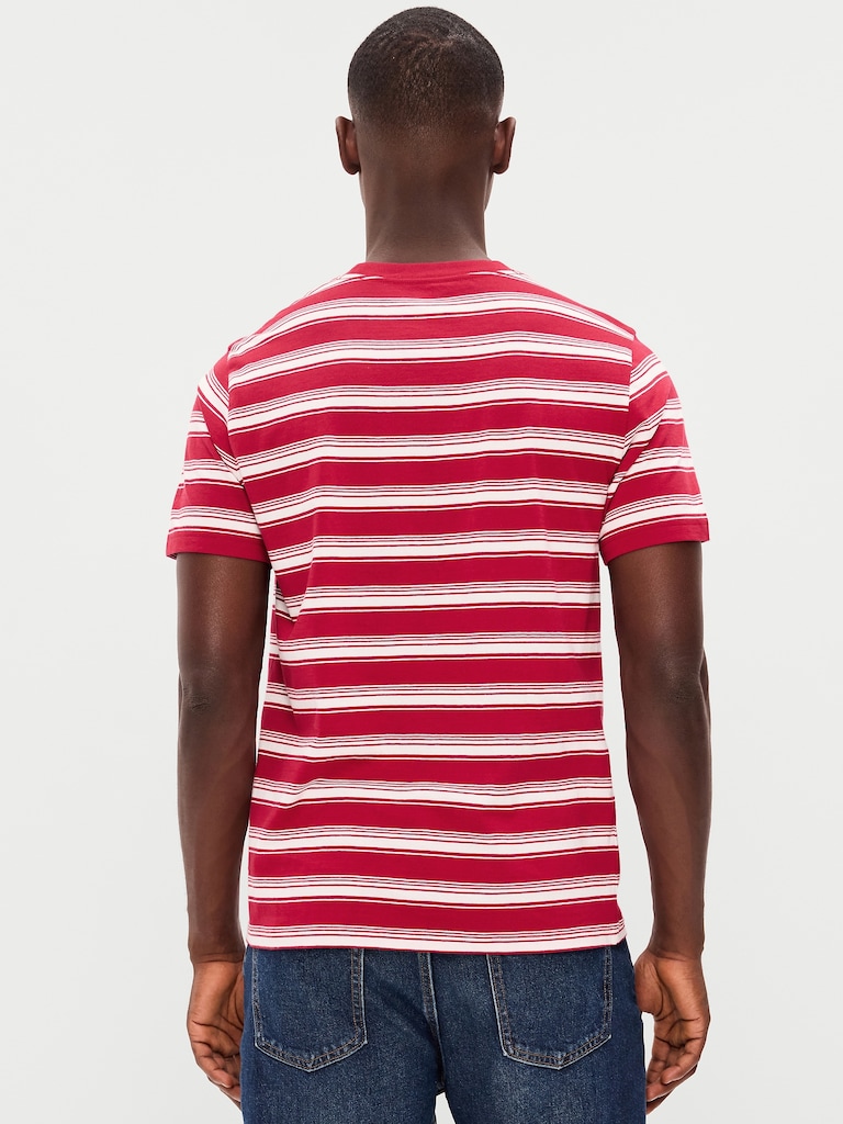 Crew-Neck Striped T-Shirt