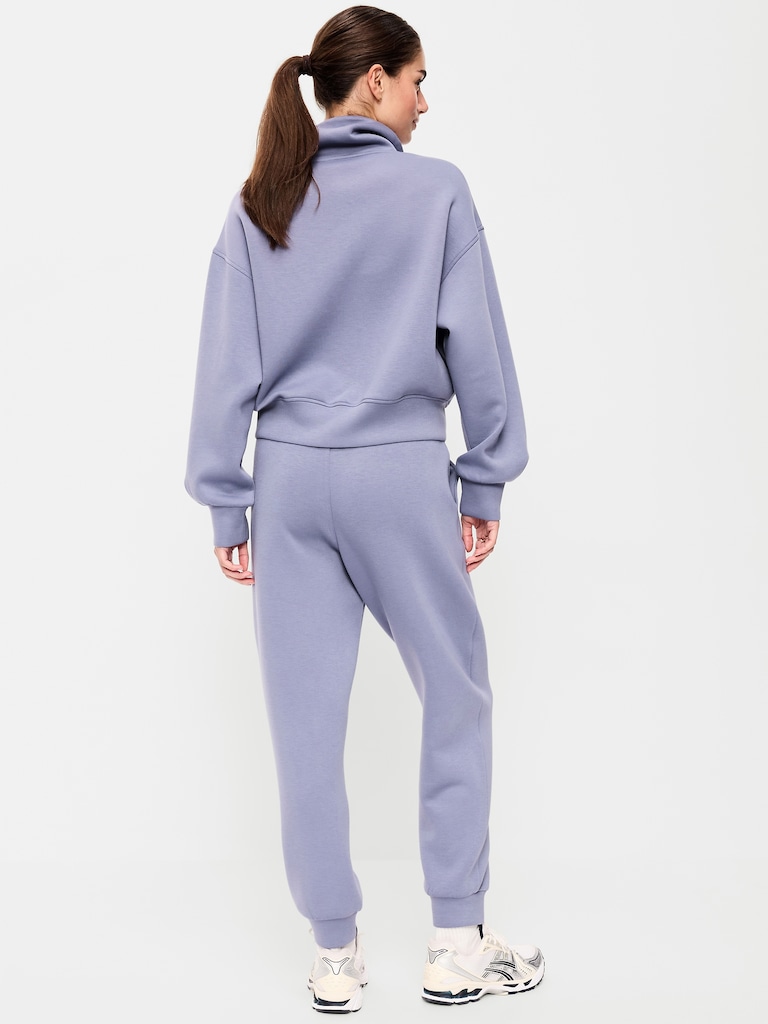 High-Waisted Bounce Fleece Jogger Sweatpants