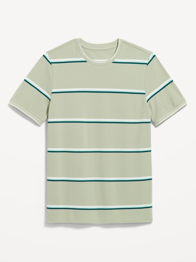 Crew-Neck Pique T-Shirt