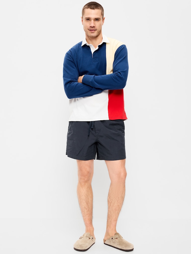 Solid Jogger Shorts -- 5-inch inseam