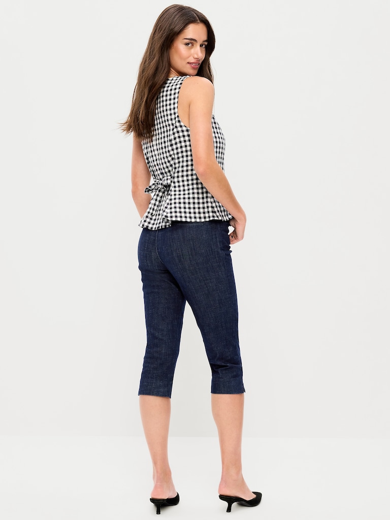 High-Waisted Pixie Capri Pants