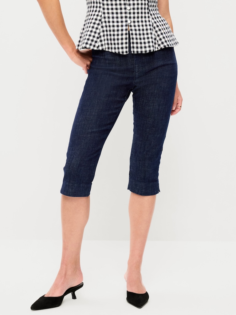 High-Waisted Pixie Capri Pants
