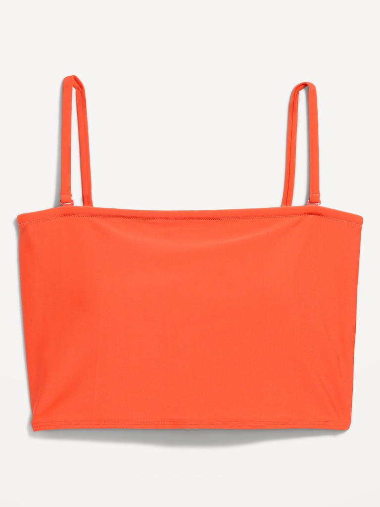 Tie-Back Bandeau Swim Top