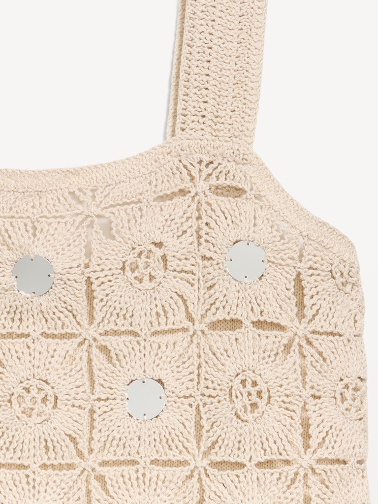 Relaxed Embellished Tank Top